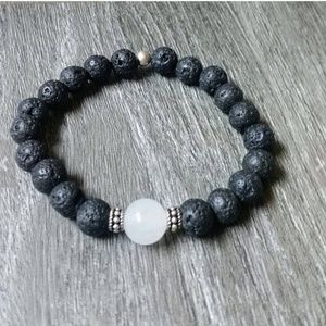 Jewelry - Moonstone and Lava Bracelet Jewelry - Moonstone and Lava Bracelet